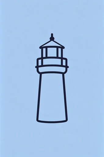 Graphic Monoline Minimalism style reference image — geometric simplification