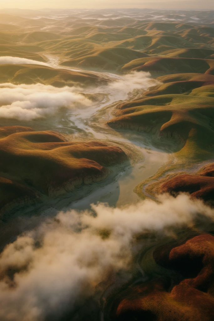 Ethereal Solarpunk Dreamscapes style AI image example 2