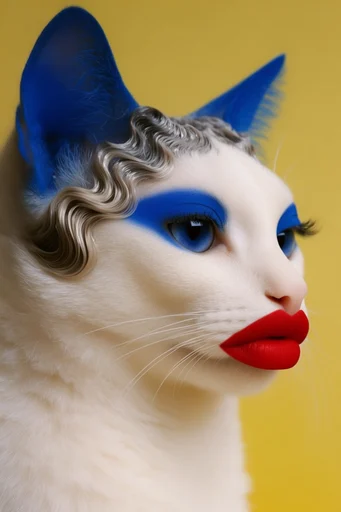Clinical Avant-Garde Pop style reference image — surrealist editorial