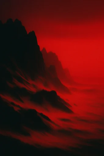 Cinematic Crimson Noir style reference image — cinematic crimson noir