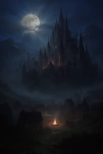 Ethereal Gothic Nocturne style reference image — gothic fantasy
