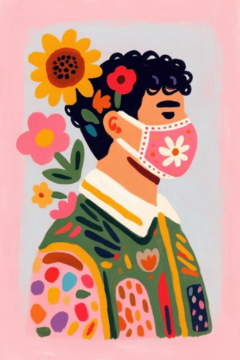 Vibrant Folk Fauvism moodboard — generate AI images in this style