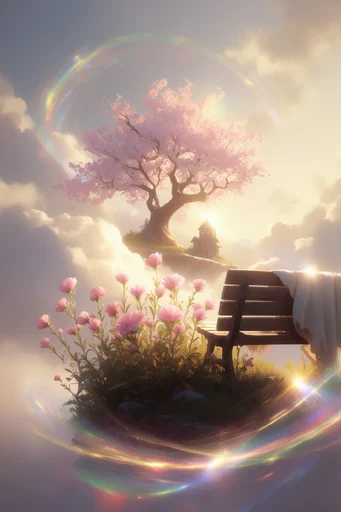 Celestial Ethereal Surrealism style reference image — soft focus