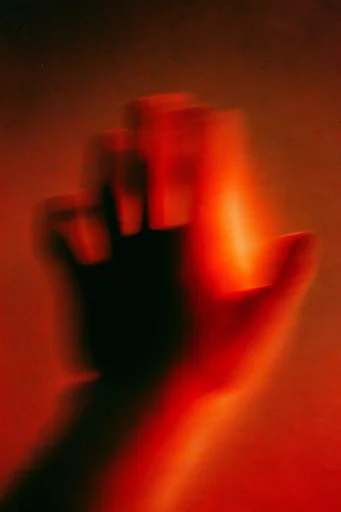 Nocturnal Kinetic Ember style reference image — stark contrast