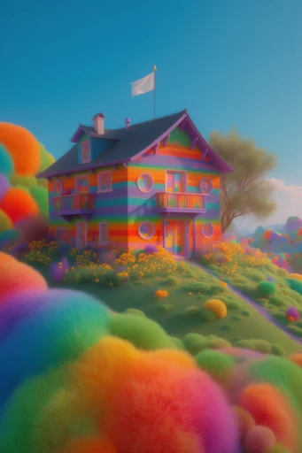Hyper-Vibrant Surreal Dreamscapes style reference image — vibrant lighting