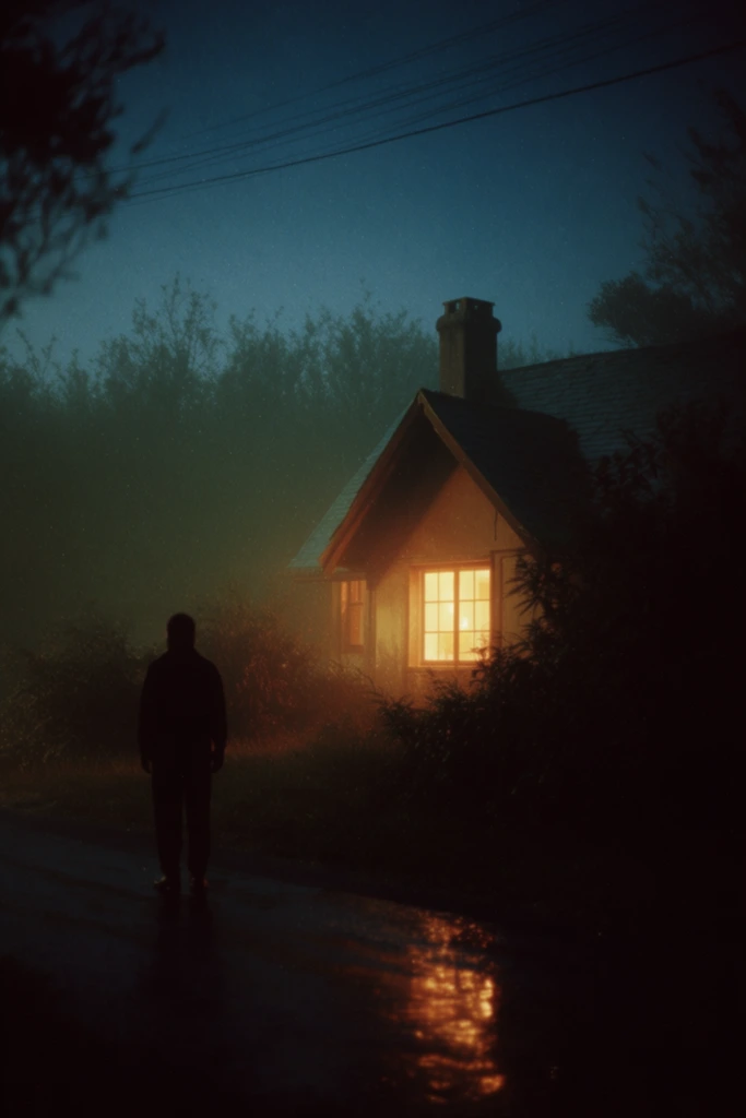 Cinematic Nocturnal Chiaroscuro style AI image example 2