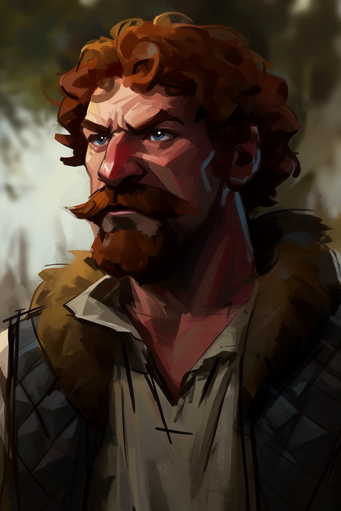 Textured Dramatic Realism style AI image example 1