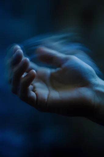 Spectral Kinetic Noir style reference image — spectral light trails
