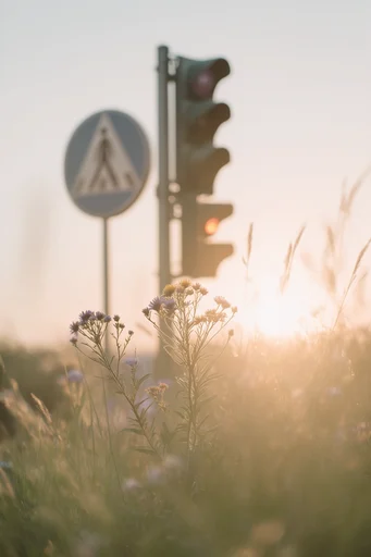Ethereal Golden Nostalgia style reference image — golden hour backlighting