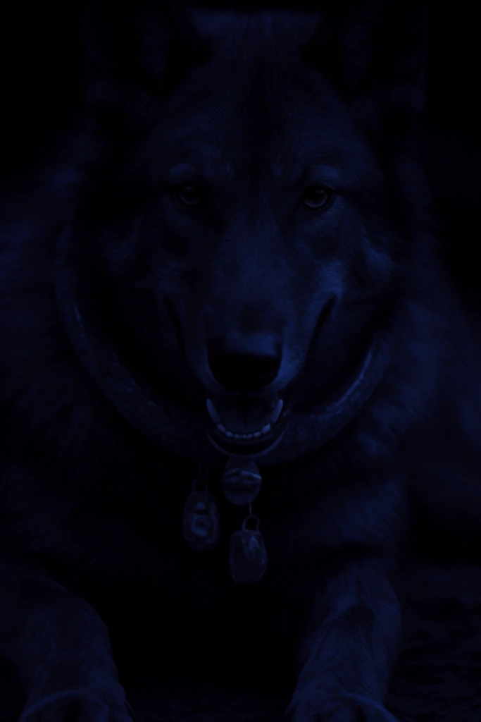 Nocturnal Bioluminescent Noir style AI image example 3