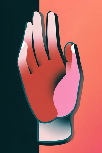 Textured Minimalist Pop style reference image — minimalist graphic design