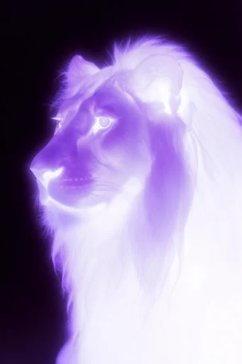 Luminous Ethereal Glitch style AI image example 3