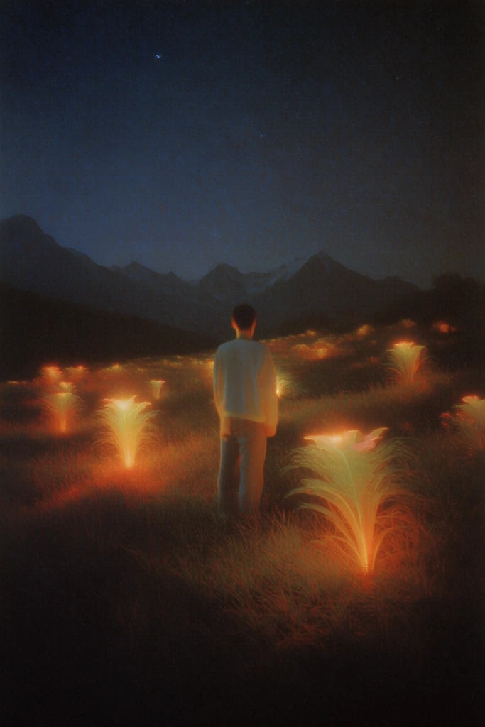 Luminous Nocturnal Chiaroscuro style AI image example 1