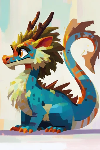 Vibrant Sunlit Gouache style reference image — expressive brushwork