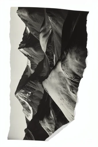 Monochrome Surrealist Collage style reference image — surrealist photomontage