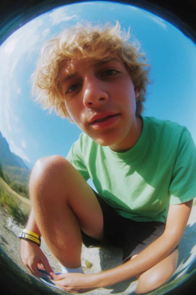 Vintage Fisheye Nostalgia style AI image example 1
