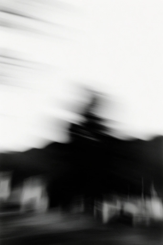 Kinetic Ghostly Monochrome style AI image example 2