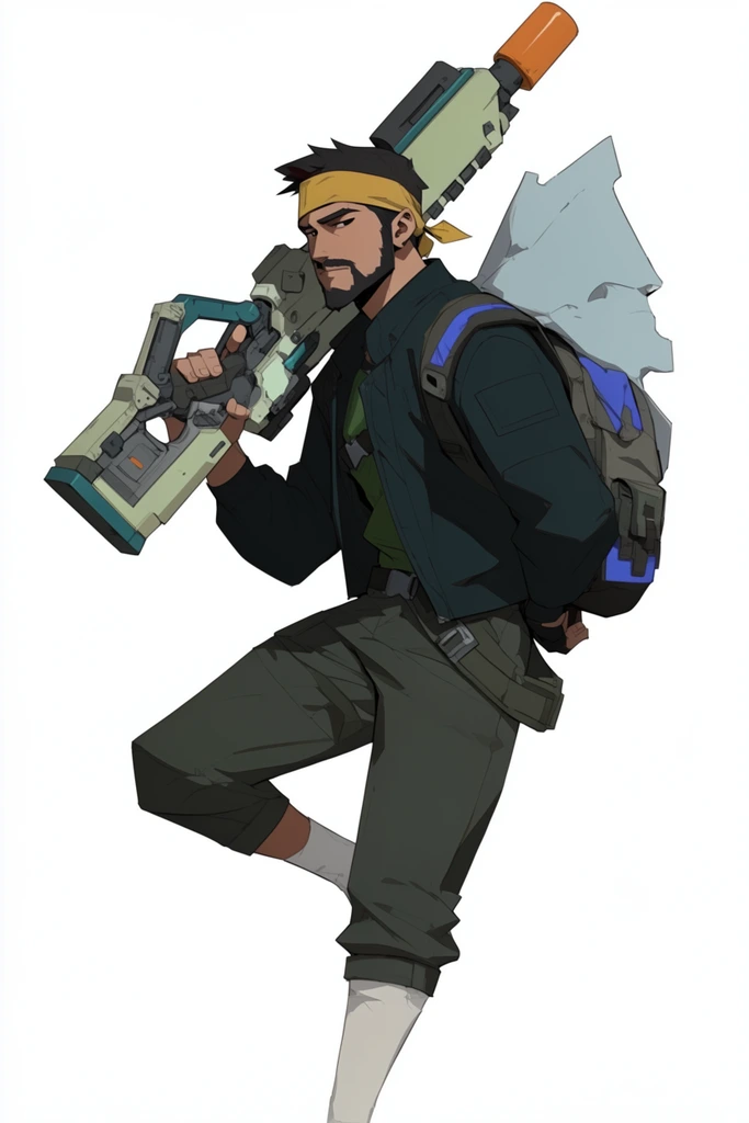 Stark Mythic Illustration style AI image example 2