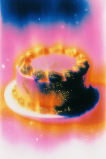 Thermal Aura Surrealism style reference image — surreal neon palette