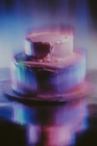 Ethereal Prismatic Blur style reference image — analog film grain