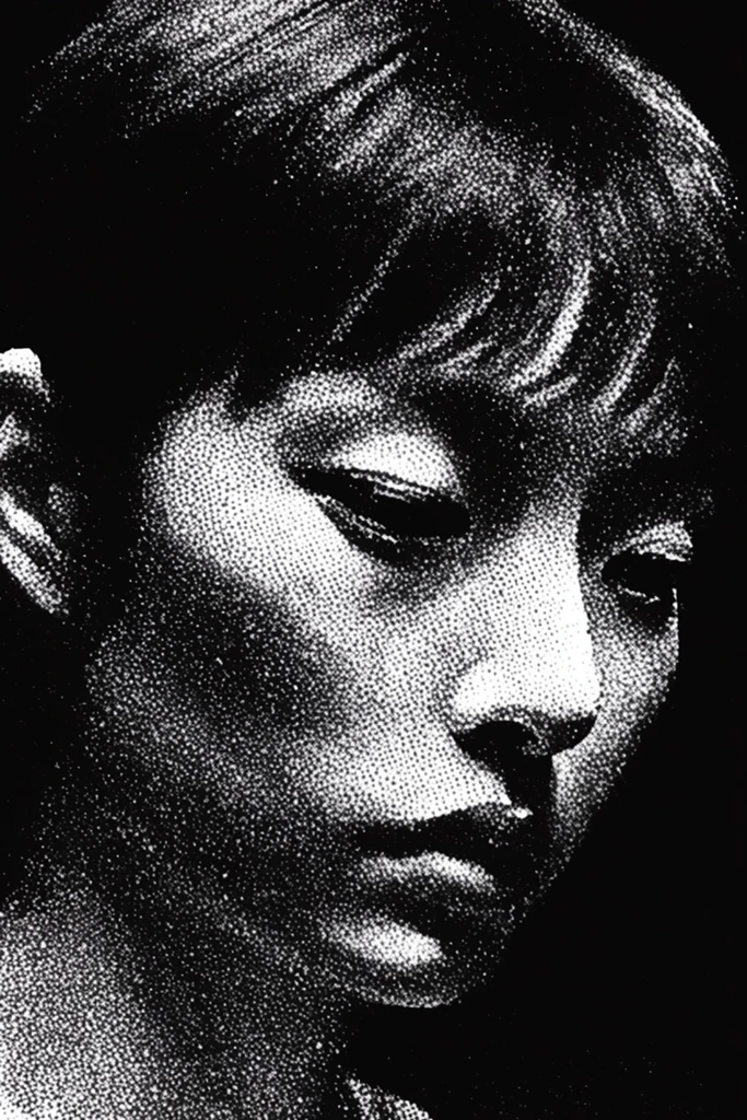 Gritty Chiaroscuro Noir style AI image example 1