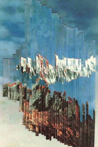 Fragmented Analog Surrealism style reference image — tactile film grain