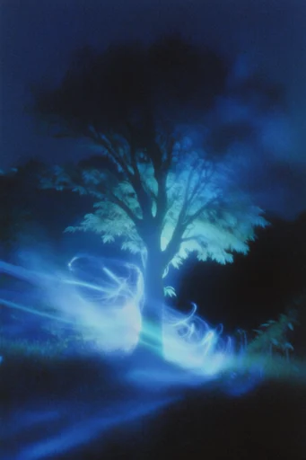 Luminous Spectral Noir style AI image example 2