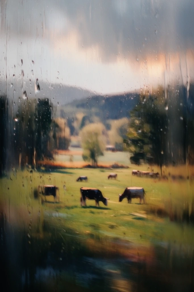 Refractive Glitch Impressionism style AI image example 2