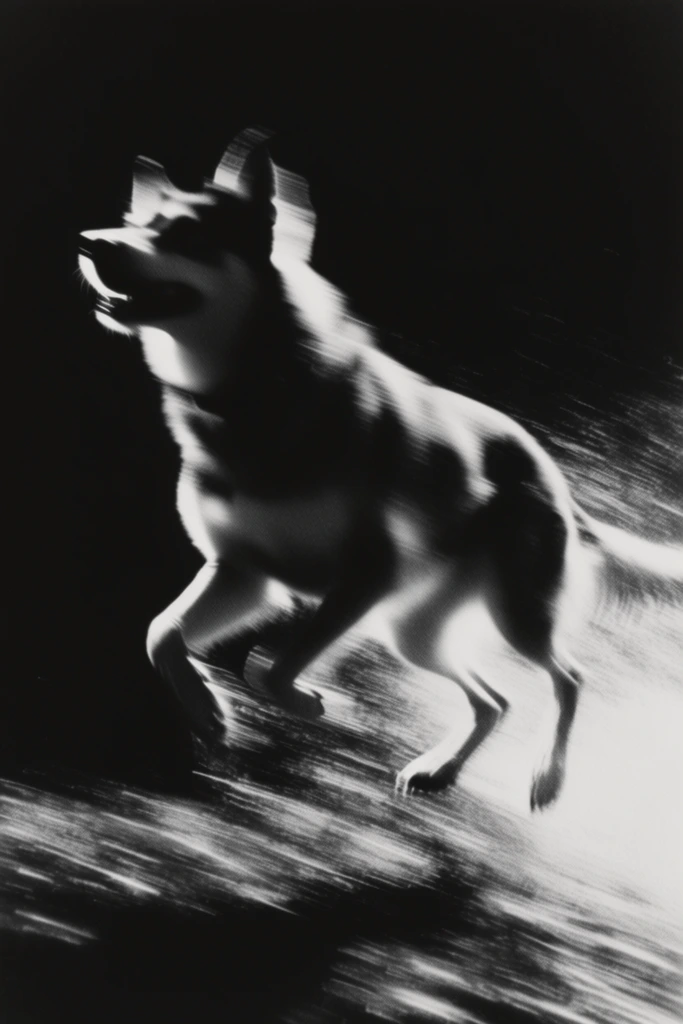 Spectral Motion Noir style AI image example 3