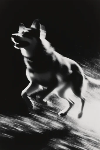 Spectral Motion Noir style AI image example 3