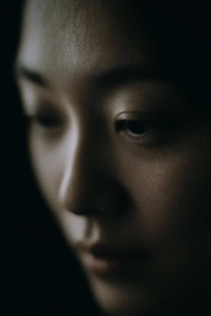 Cinematic Intimate Chiaroscuro style AI image example 1