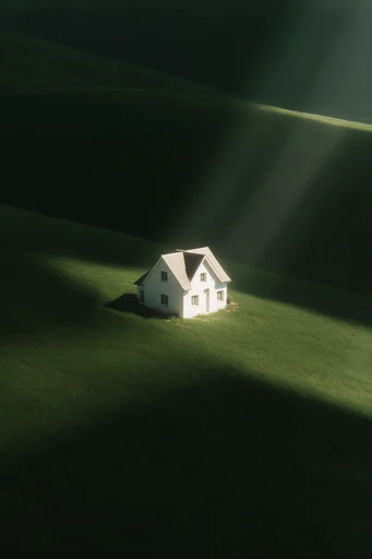 Minimalist Verdant Chiaroscuro style AI image example 4