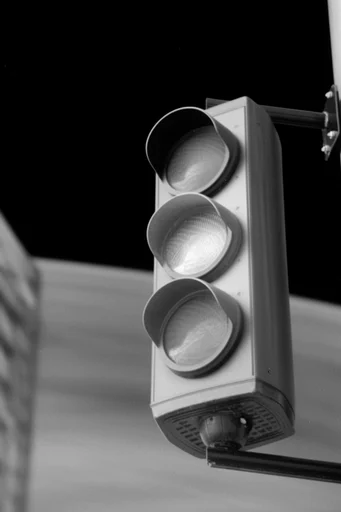Stark Cosmic Noir style reference image — high-contrast black and white