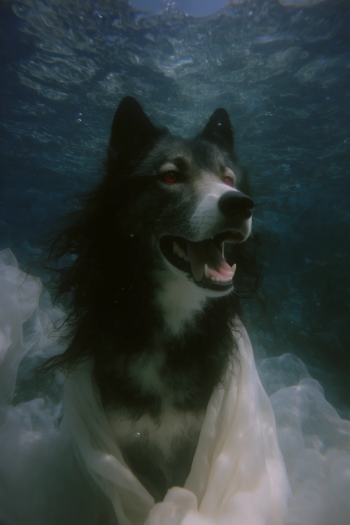 Ethereal Aquatic Melancholia style AI image example 3