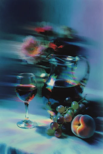 Iridescent Spectral Surrealism style reference image — spectral motion blur