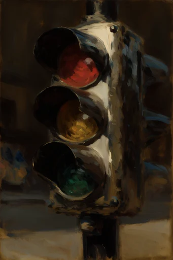 Luminous Impasto Realism style reference image — dramatic chiaroscuro lighting