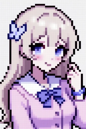 Nostalgic Violet Pixelscape style reference image — dithering texture