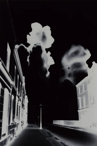 Cinematic Chiaroscuro Noir style reference image — high-contrast black and white