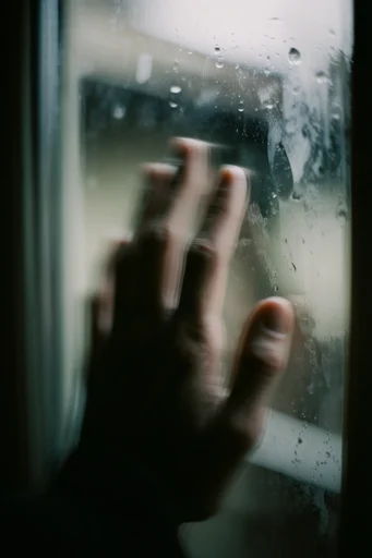 Cinematic Obscured Melancholy style reference image — vintage analog film grain