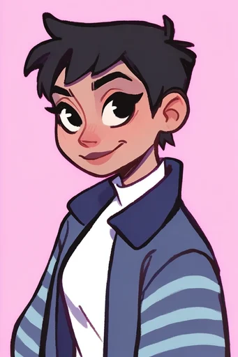Vibrant Webcomic Character Art moodboard — generate AI images in this style