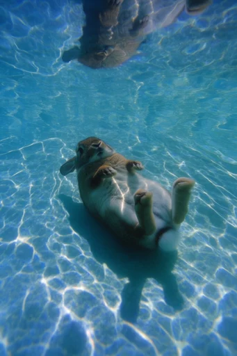 Luminous Aquatic Minimalism style AI image example 3