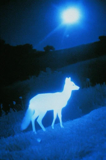 Nocturnal Glitch Noir style AI image example 3