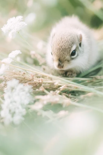 Luminous Ethereal Macro style AI image example 3