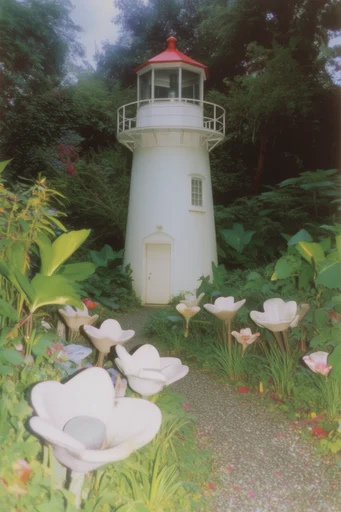 Nostalgic Surrealist Motion style reference image — vintage flash photography