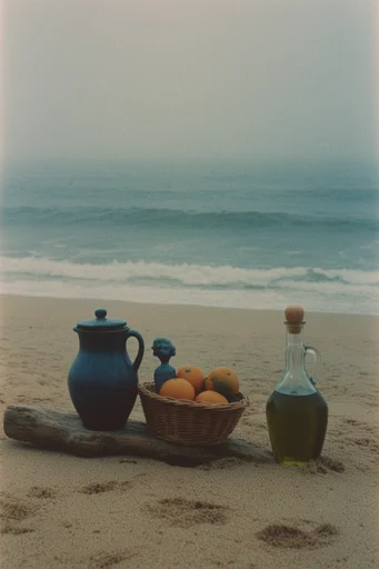 Atmospheric Analog Melancholy style reference image — soft focus