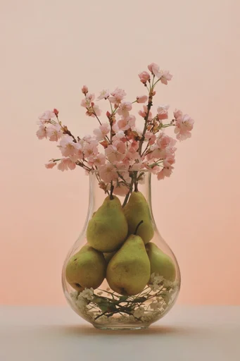 Ethereal Botanical Minimalism style reference image — soft directional lighting