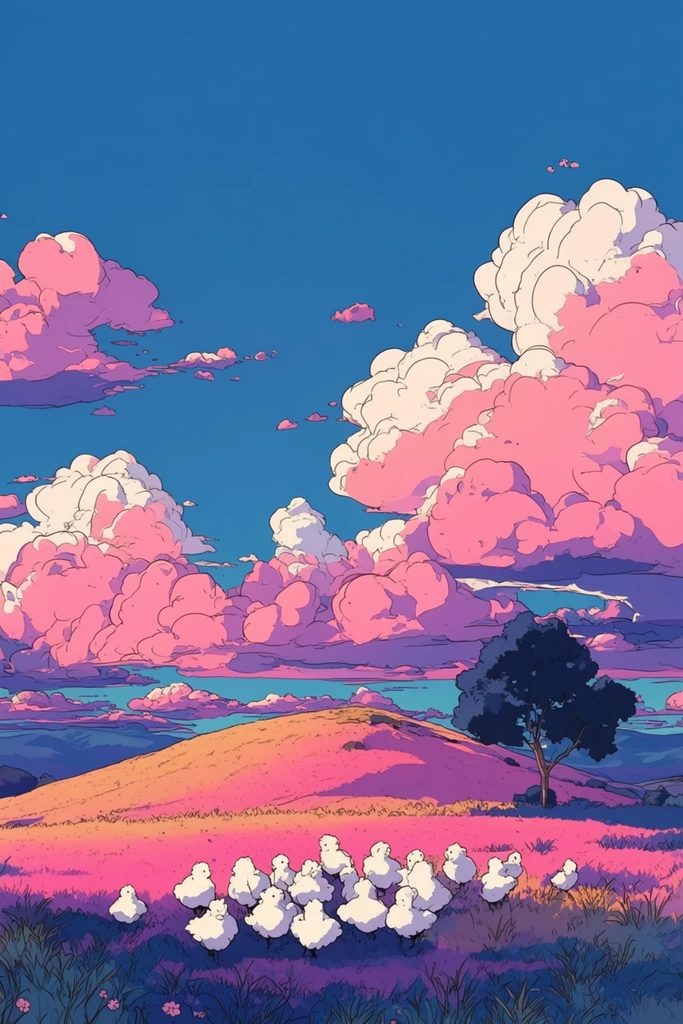 Nostalgic Surreal Dreamscape style AI image example 2