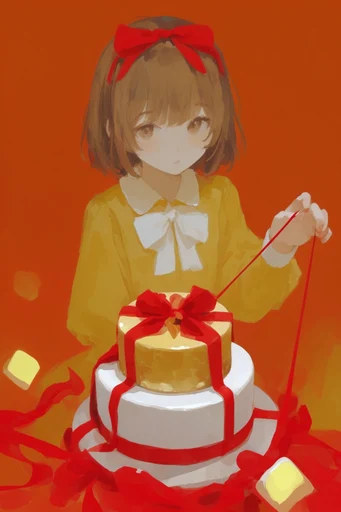 Bold Crimson Anime Art style reference image — high-contrast anime portrait