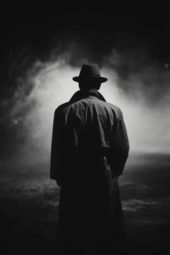 Atmospheric Monochromatic Noir moodboard — generate AI images in this style
