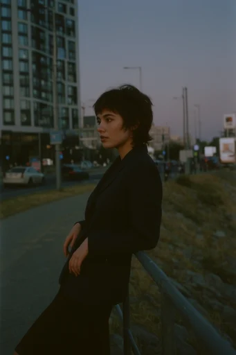 Cinematic Twilight Solitude style reference image — cinematic 35mm film